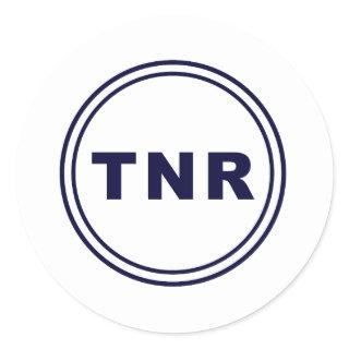 TNR CLASSIC ROUND STICKER