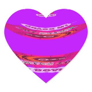 To Funny I Miss You I am Bored Heart Sticker