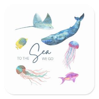 To The Sea We Go Stickers