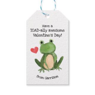 Toad-ally Awesome Valentine's Day Tags