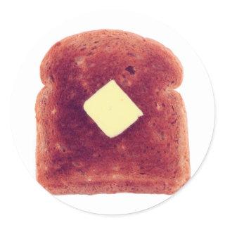 Toast! Classic Round Sticker
