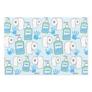 Toilet Paper and Hand Sanitizer Pattern