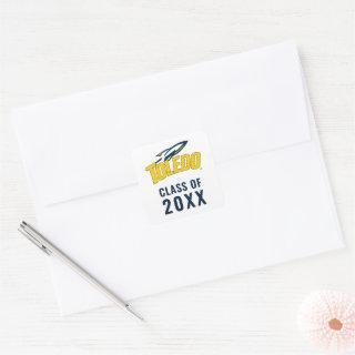 Toledo Rockets | Graduation Square Sticker