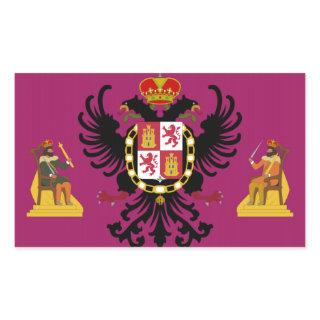 Toledo (Spain) Flag Rectangular Sticker