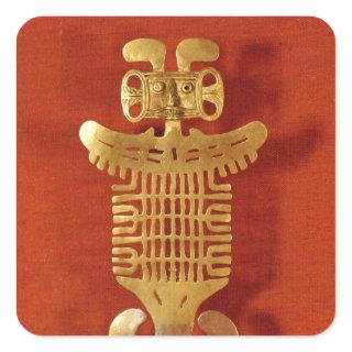 Tolima ornament in the form of a human-headed square sticker