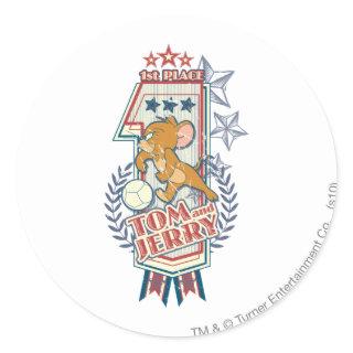 Tom and Jerry 1st Place 2 Classic Round Sticker