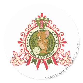 Tom and Jerry 1st Place 3 Classic Round Sticker
