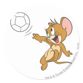 Tom and Jerry Soccer (Football) 1 Classic Round Sticker