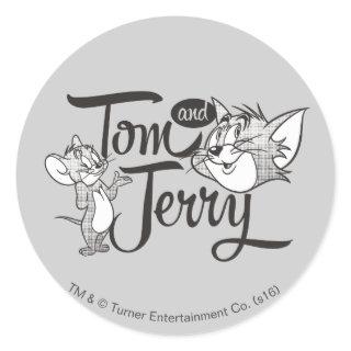Tom And Jerry | Tom And Jerry Looking Sweet Classic Round Sticker