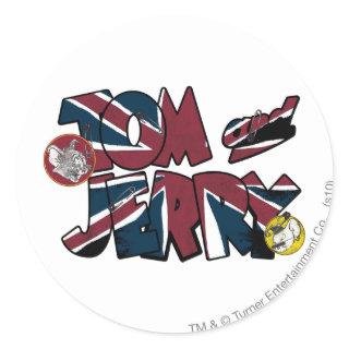 Tom and Jerry UK Overload 2 Classic Round Sticker