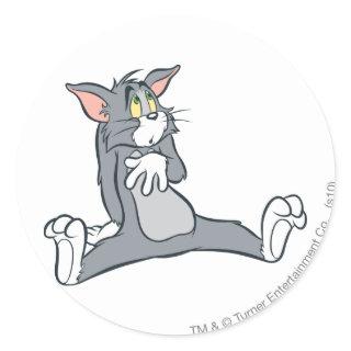 Tom Sulking Classic Round Sticker