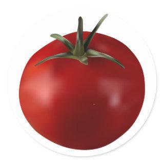 Tomato Fruit Vegetable Canning Classic Round Stick Classic Round Sticker