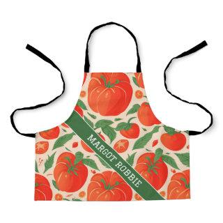 Tomato Retro Colorful Personalized Pattern Apron