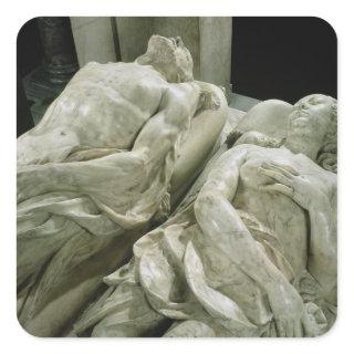 Tomb of Catherine de Medici  and Henri II Square Sticker
