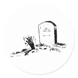 Tombstone And A Hand Stickers