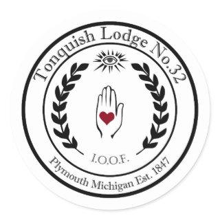 Tonquish IOOF Sticker