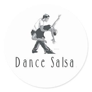 TOP Dance Salsa Classic Round Sticker
