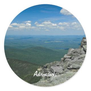 Top of Whiteface Mountain, Adirondacks, NY Classic Round Sticker