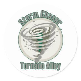 Tornado Alley Classic Round Sticker