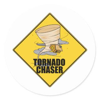 Tornado Chaser Classic Round Sticker