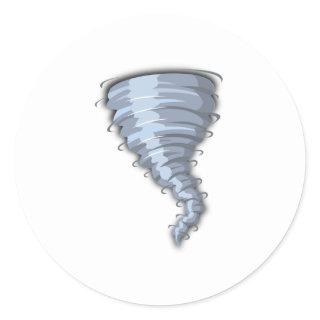 Tornado Classic Round Sticker