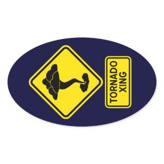 Tornado Crossing Sticker