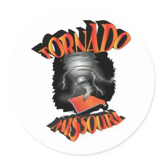 Tornado Missouri Classic Round Sticker