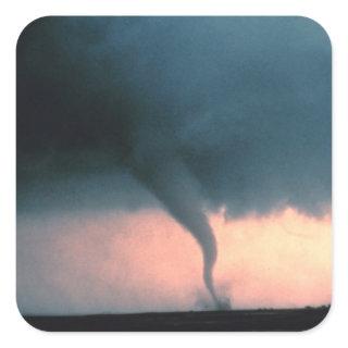 Tornado Square Sticker