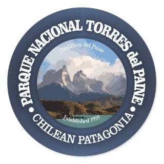 Torres del Paine National Park Classic Round Sticker