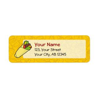 Tortilla Sandwich Wrap Label