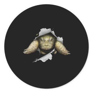 Tortoise Owner Turtle Tortoise Love Tortoise Classic Round Sticker