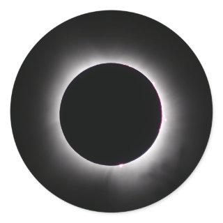 Total Solar Eclipse April 8, 2024 Classic Round Sticker