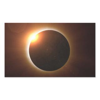 Total Solar Eclipse Rectangular Sticker