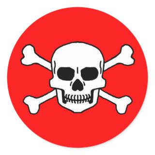Totenkopf Classic Round Sticker