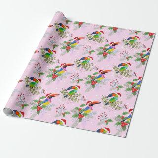 Toucan Christmas Pattern