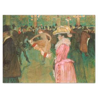 Toulouse-Lautrec - At the Rouge, The Dance Tissue Paper