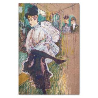 Toulouse-Lautrec - Jane Avril Dancing Tissue Paper
