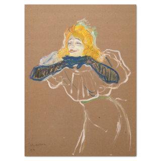 Toulouse-Lautrec - Yvette Guilbert Singing Tissue Paper