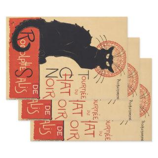 Tournee du Chat Noir Vintage Black Cat Art Nouveau  Sheets