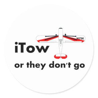 Tow Pilot item Classic Round Sticker