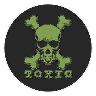 Toxic Classic Round Sticker