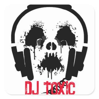 Toxic DJ  Square Sticker