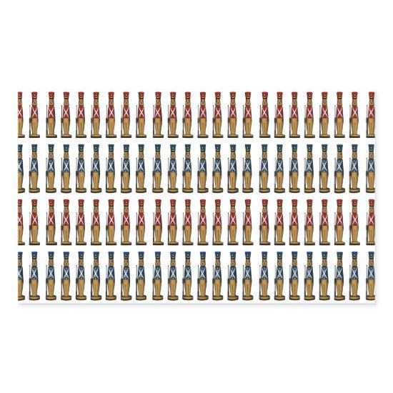 Toy Soldiers On Parade Rectangular Sticker
