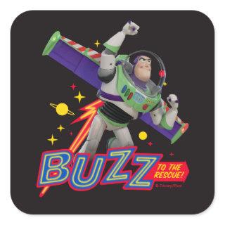 Toy Story 4 | Buzz To The Rescue! Square Sticker