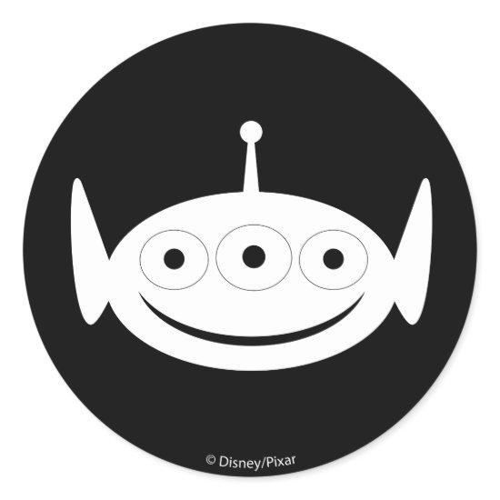 Toy Story | Alien Pattern Classic Round Sticker
