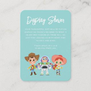 Toy Story Baby Display Shower Place Card