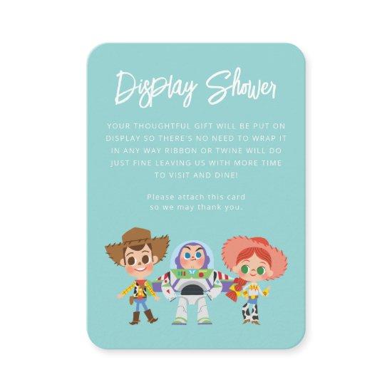 Toy Story Baby Display Shower Place Card
