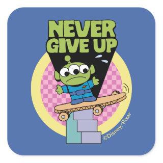 Toy Story | Little Green Men Never Give Up Square Sticker