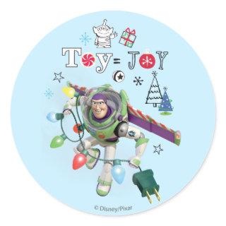 Toy Story | Toy = Joy Classic Round Sticker