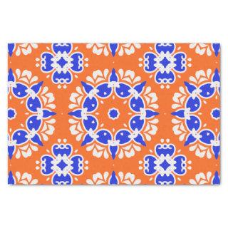 Traditional Ethnic Folk Print Mosaic Motif Pattern Tissue Paper